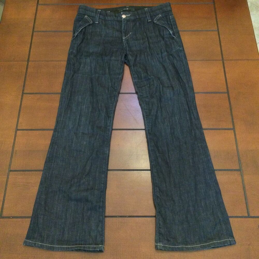 Joe’s wide leg flare jeans trouser jeans 27 dark wash